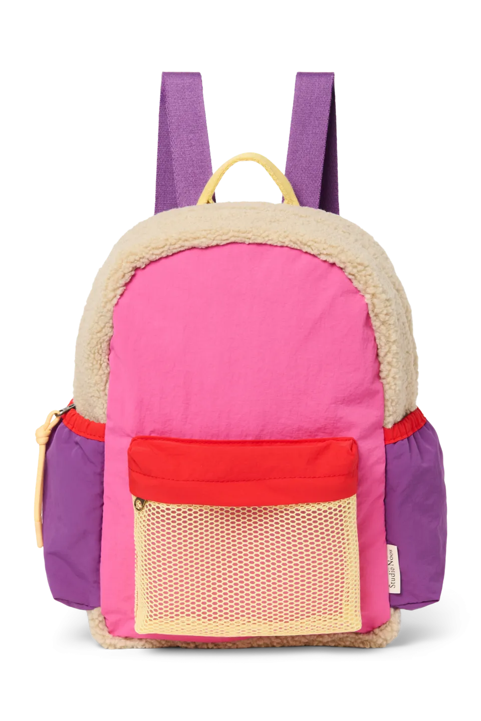 Studio Noos Patchwork Midi Rucksack Bright Pink