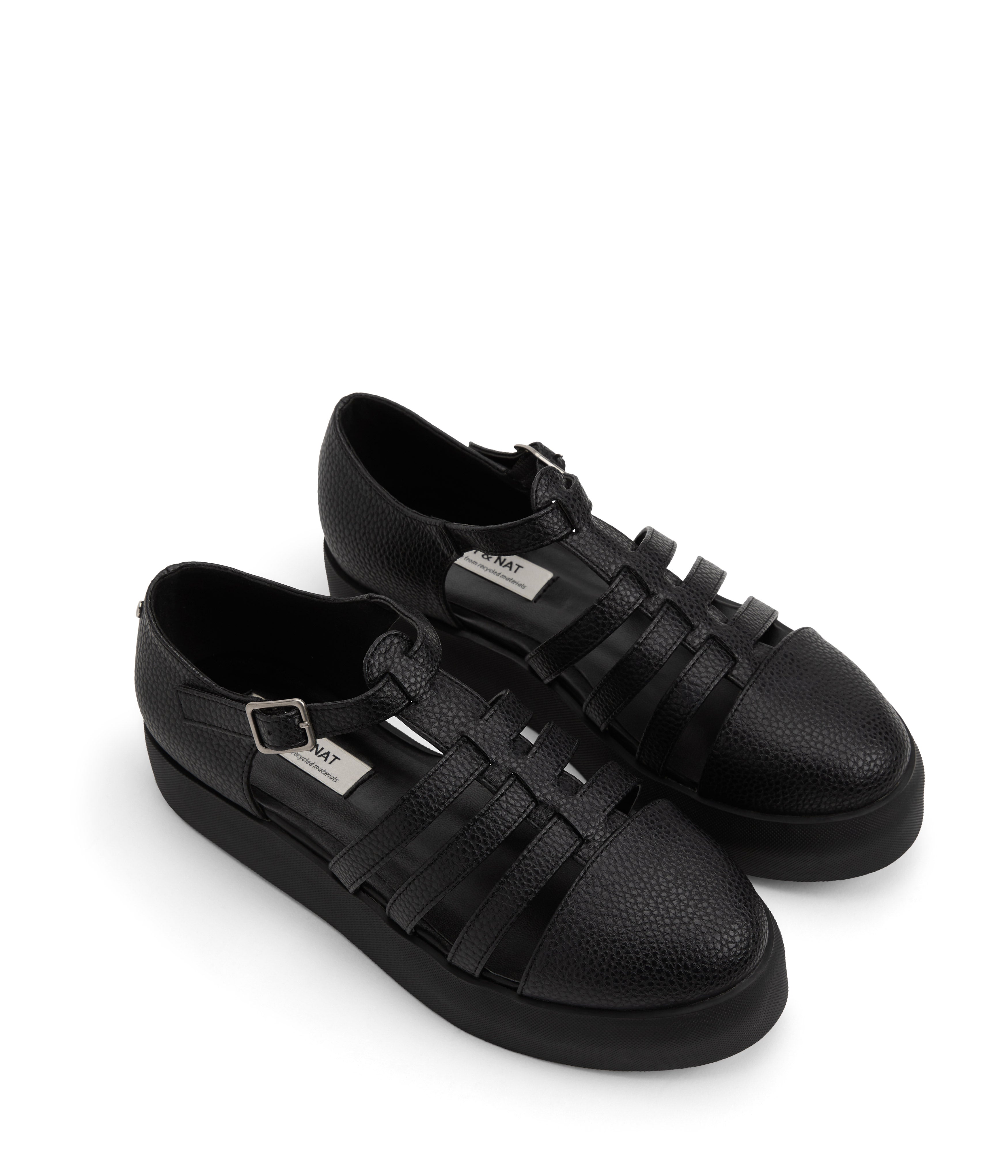 Matt & Nat Oriane Sneaker-Sandalen Schwarz 38 vegan