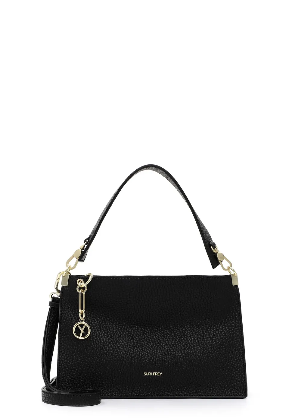 SURI FREY Gwenny Shoulder Bag Schultertasche Schwarz Zipper