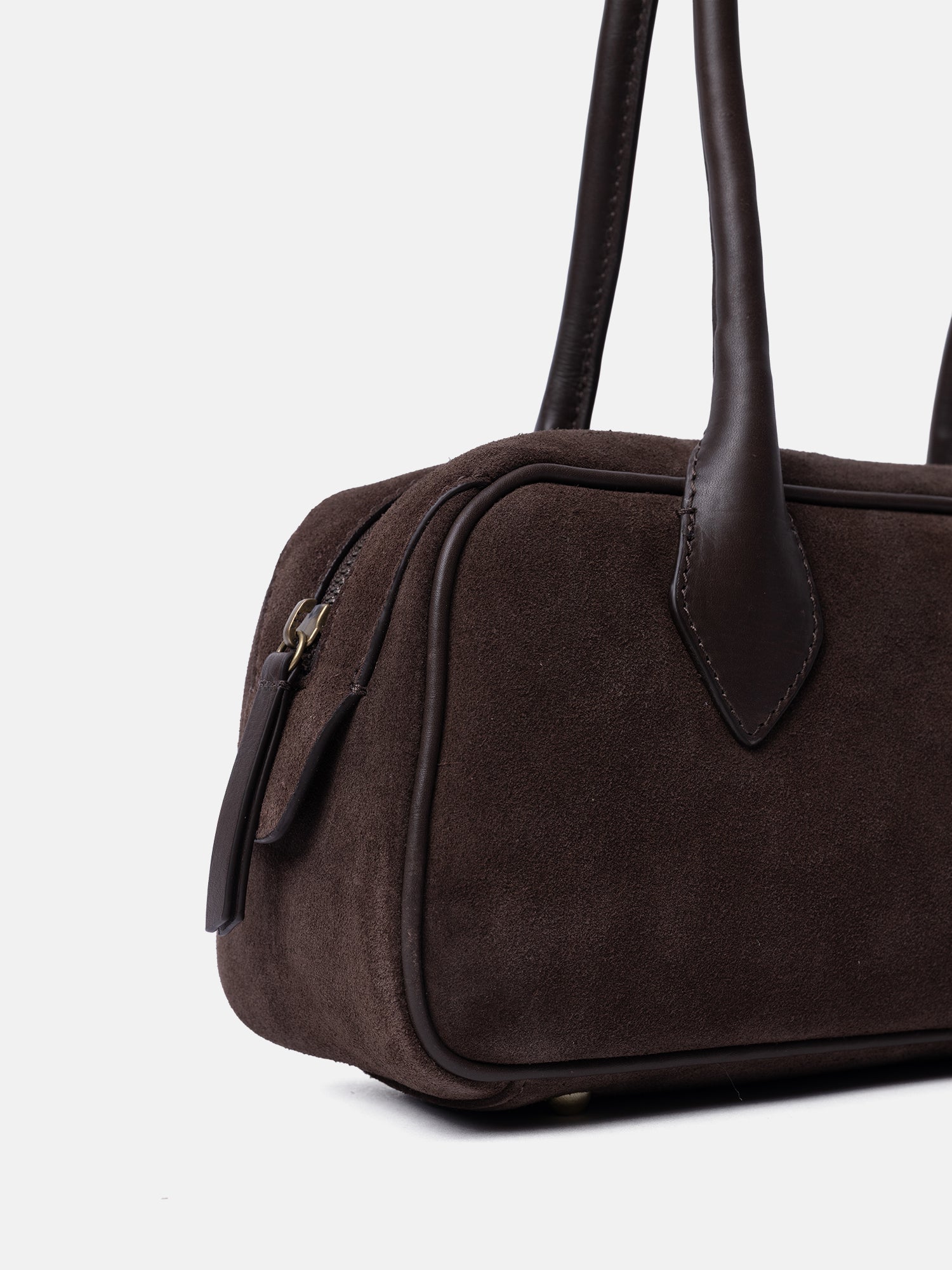 RE:DESIGNED Solin Small Handtasche Braun Vollleder