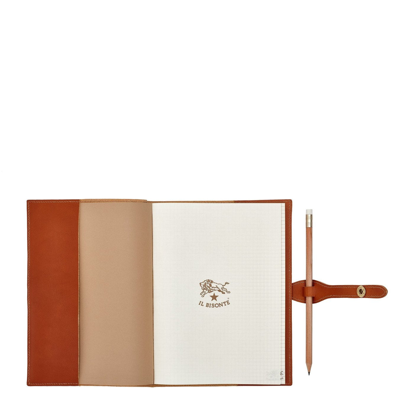 Il Bisonte Notizbuch Vollleder Caramello
