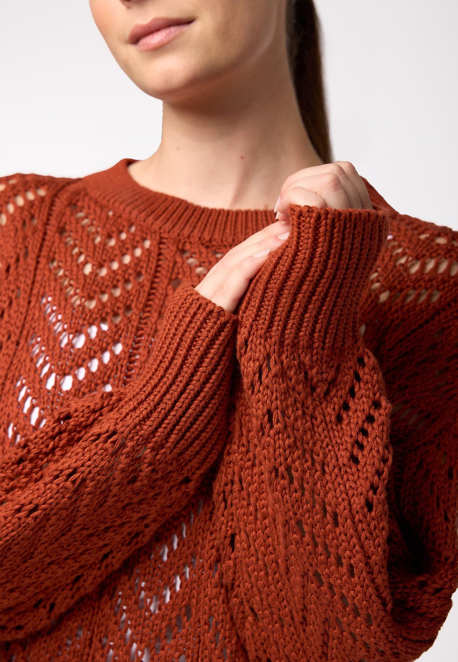 SURI FREY SFY Freyday SFW10055 Pullover XS Ajourstrick