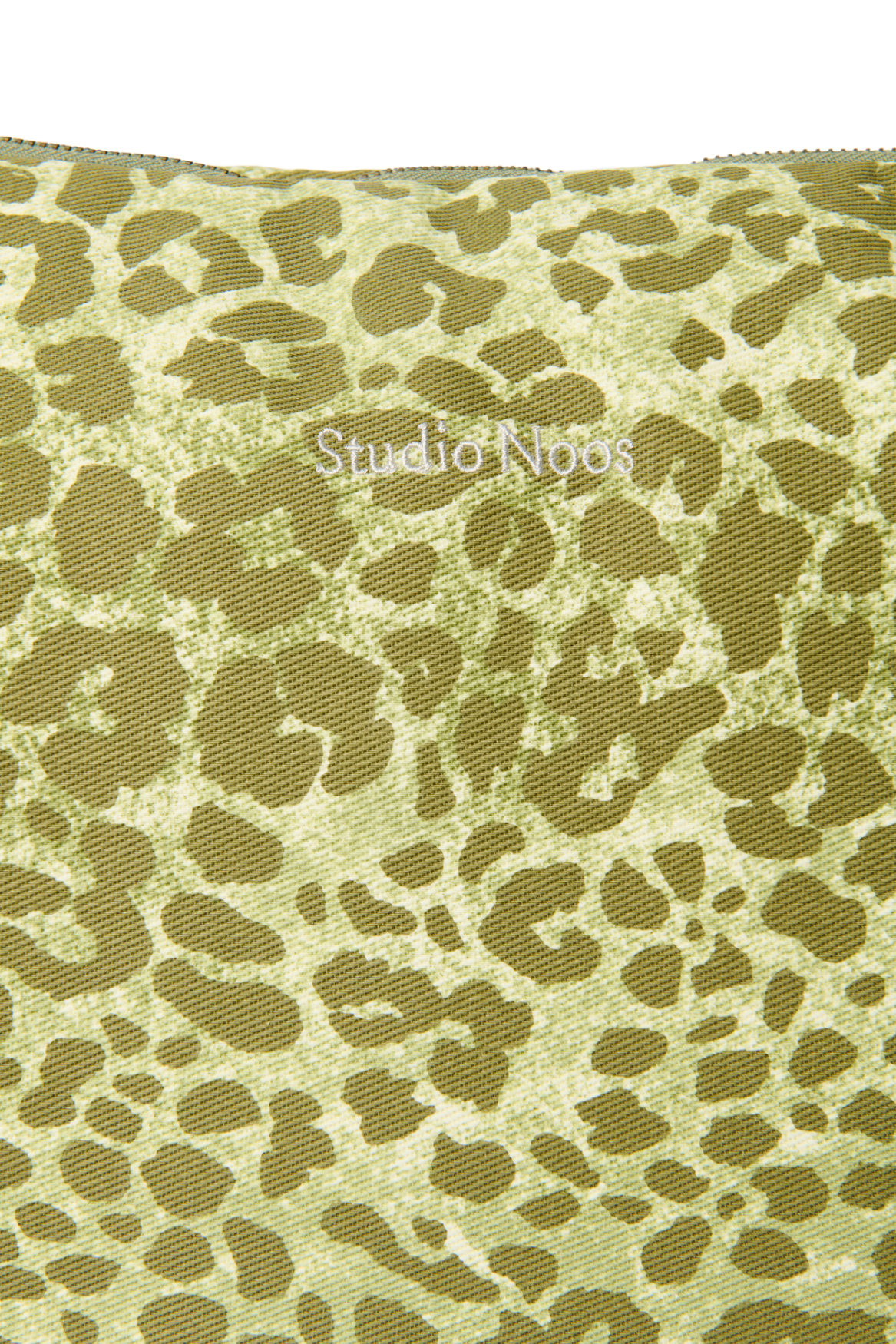 Studio Noos Cotton Diaper Bag Wickeltasche Green Leopard