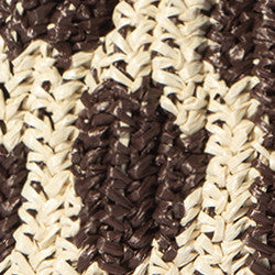 Maria la Rosa Americana Crochet Tote Braun Rafia