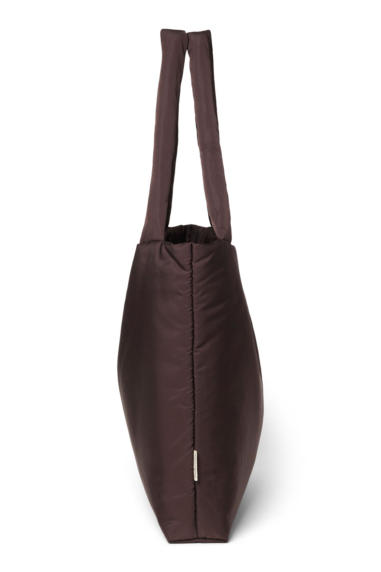 Studio Noos Puffy Mom Bag Shopper Braun Steppstoff