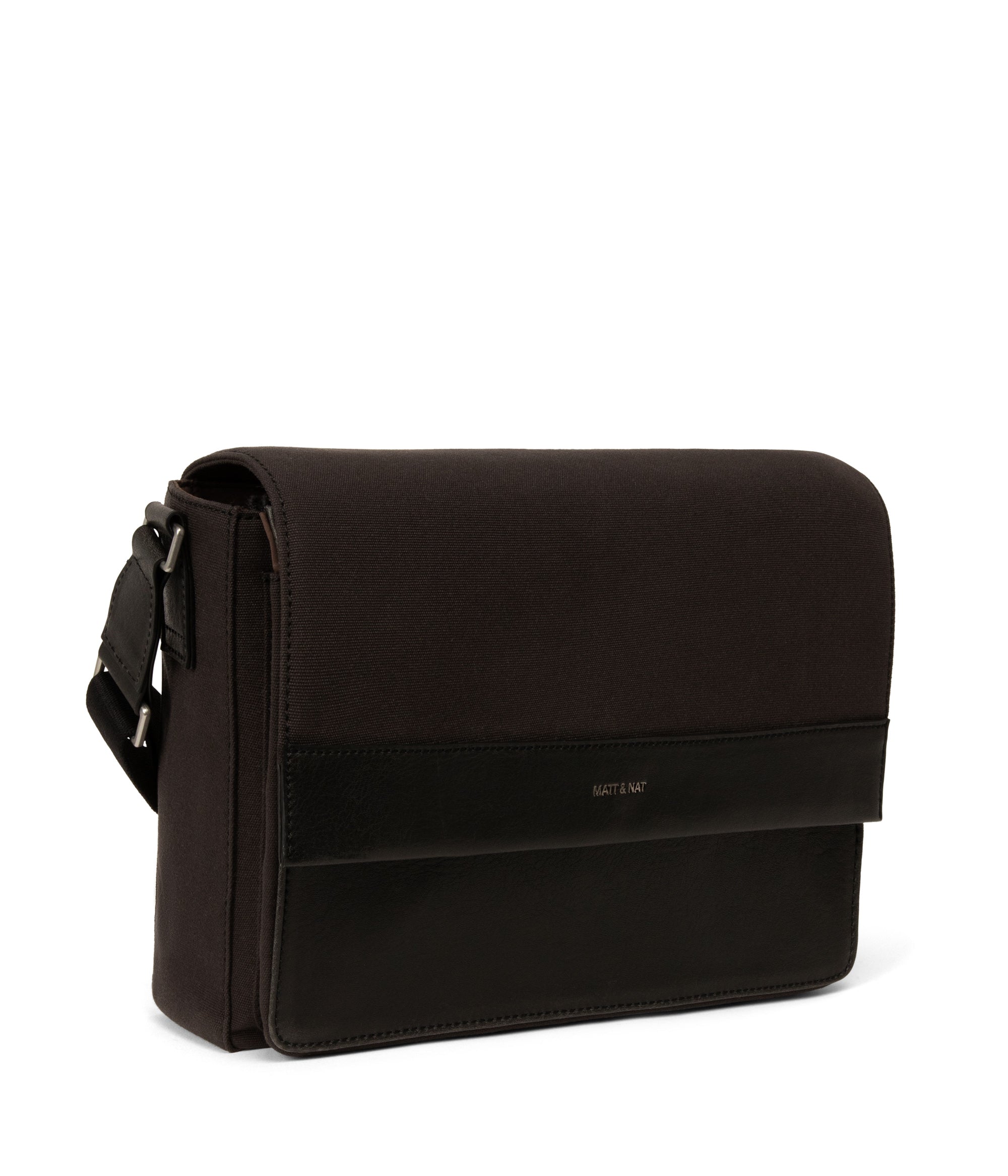 Matt & Nat Canvas Anton Messenger Tasche Schwarz