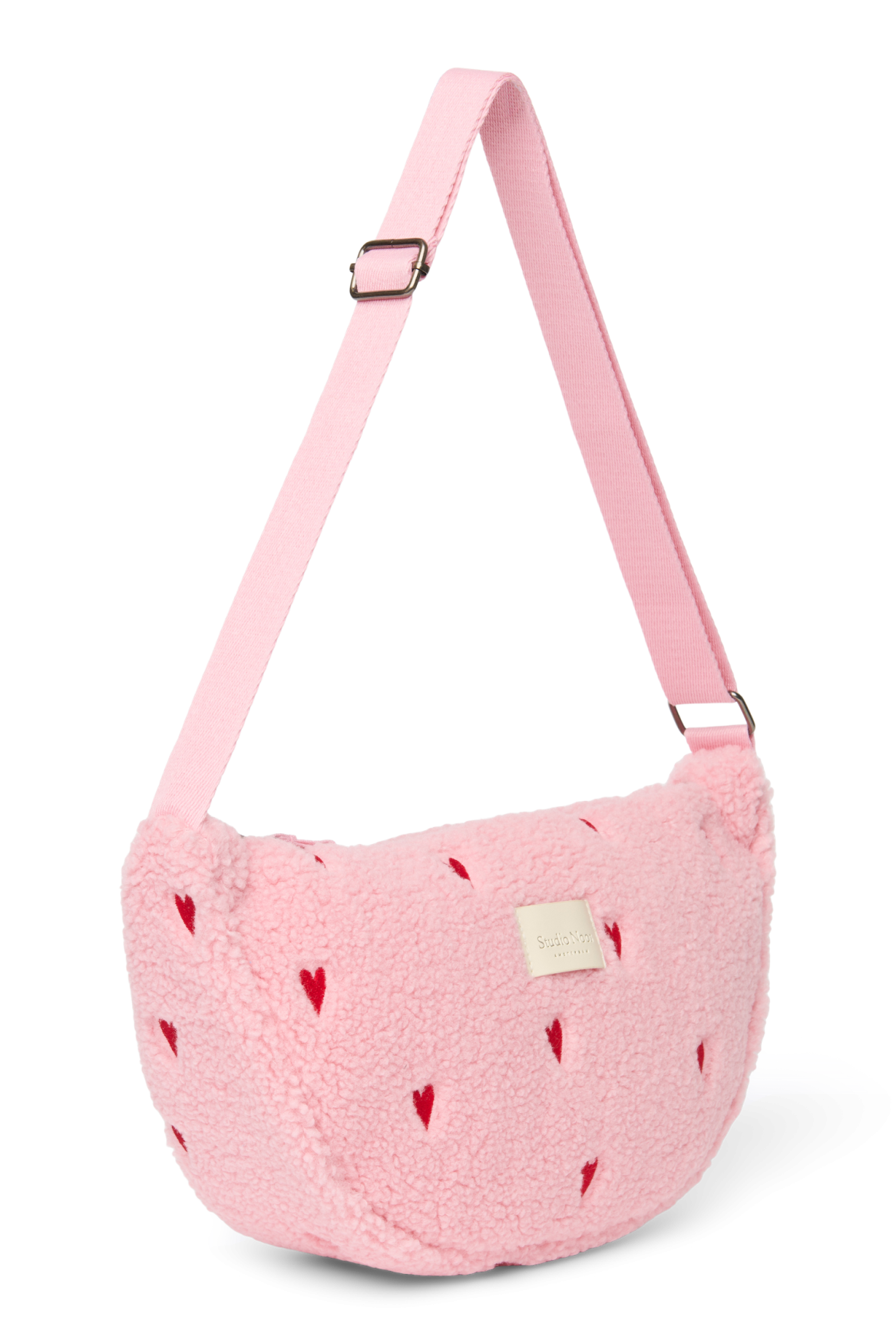 Studio Noos Teddy Adult Fanny Pack Bauchtasche Light Pink Hearts
