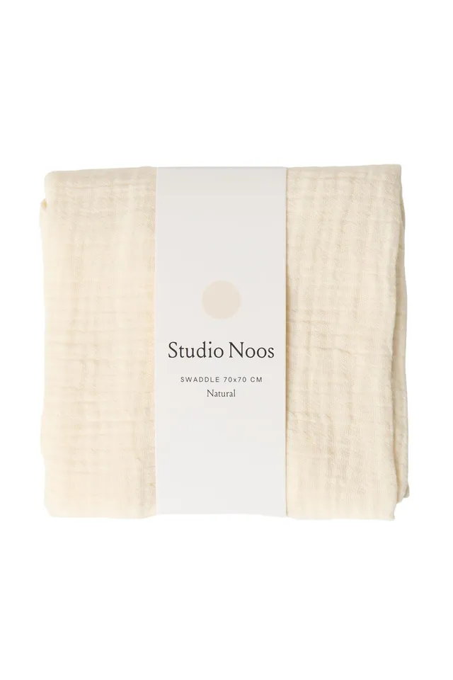 Studio Noos Swaddle Uni Tuch Beige Medium Musselin