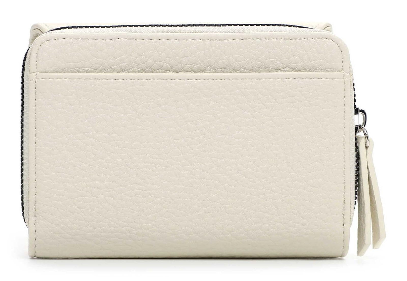 SURI FREY SFY Tiffy Wallet Geldbörse Ecru Druckknopf 13,5 cm