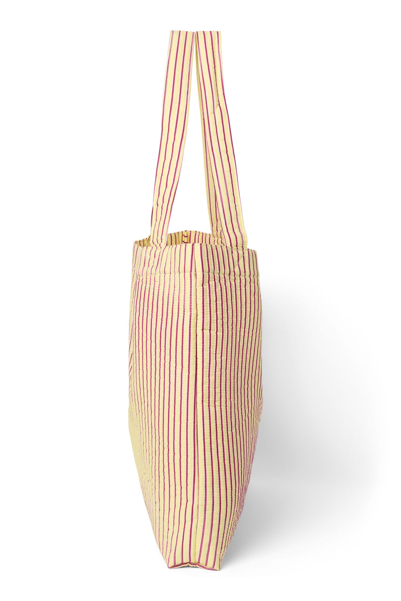 Studio Noos Poplin Striped Mom Bag Shopper Butter Yellow
