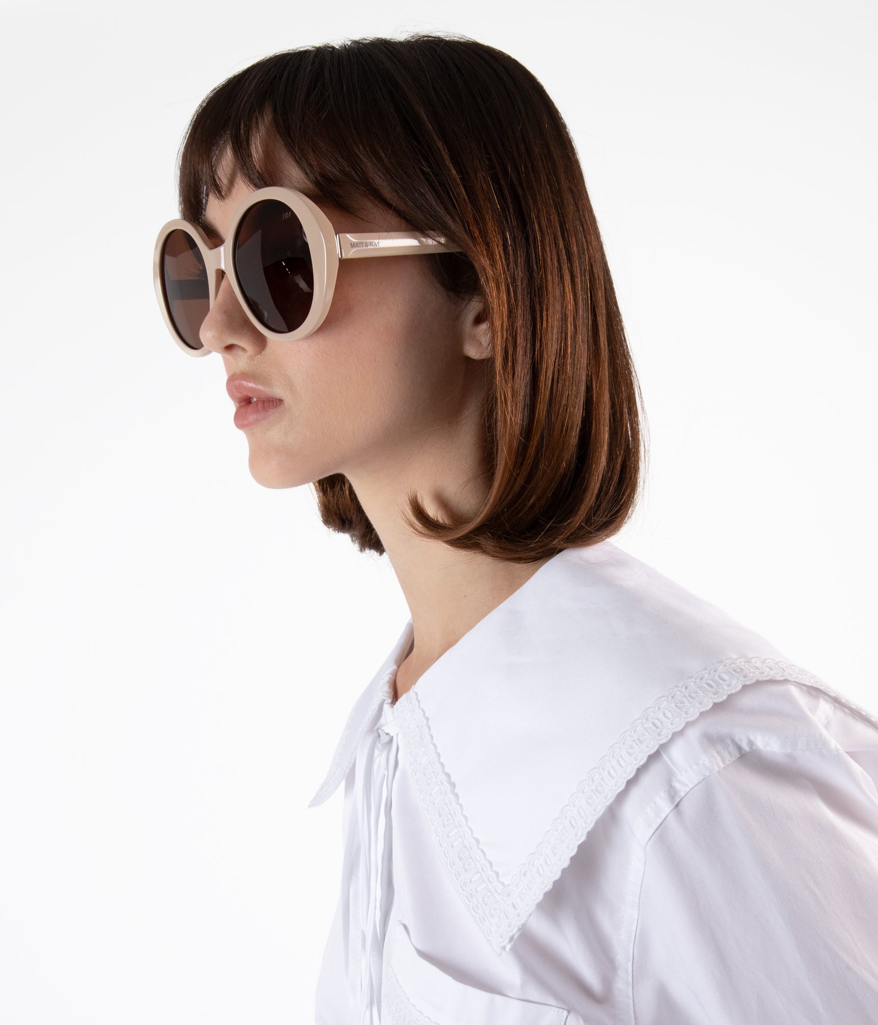 Matt & Nat Cryo Oversized Sonnenbrille Schwarz polarisiert