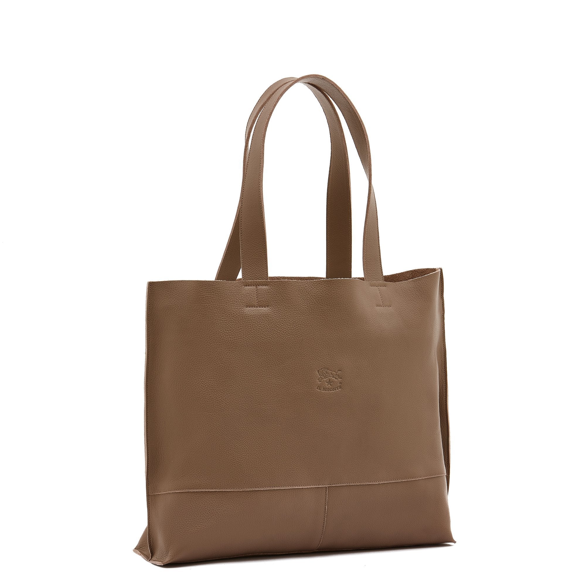 Il Bisonte Talamone Shopper tortora Vollleder