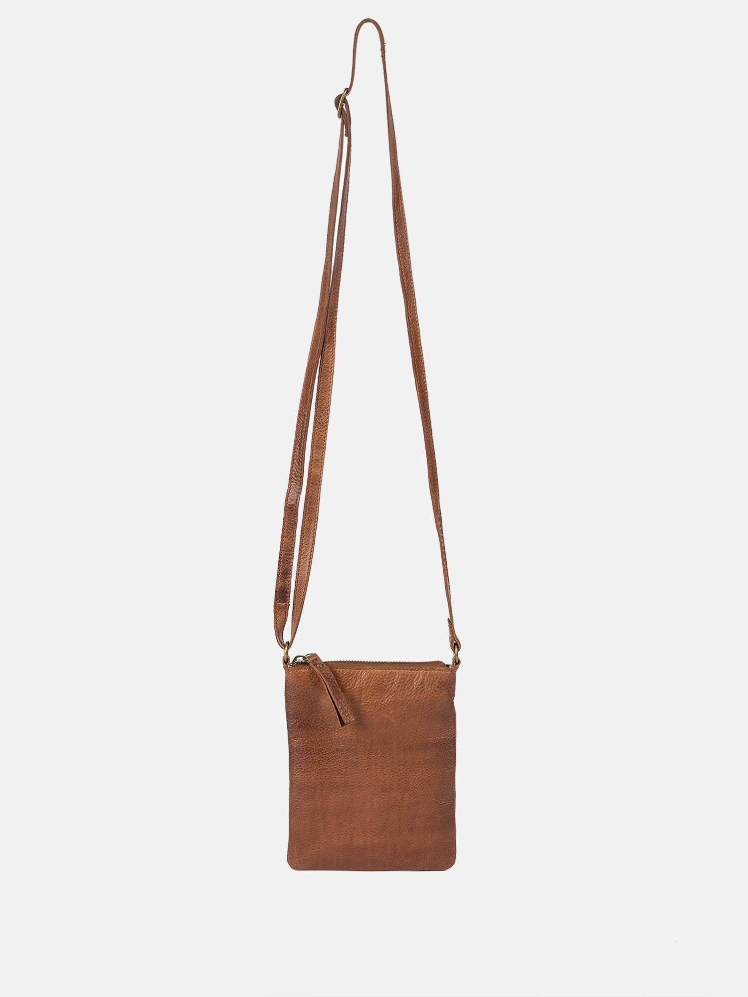 RE:DESIGNED Jane Urban Handytasche Walnut Leder