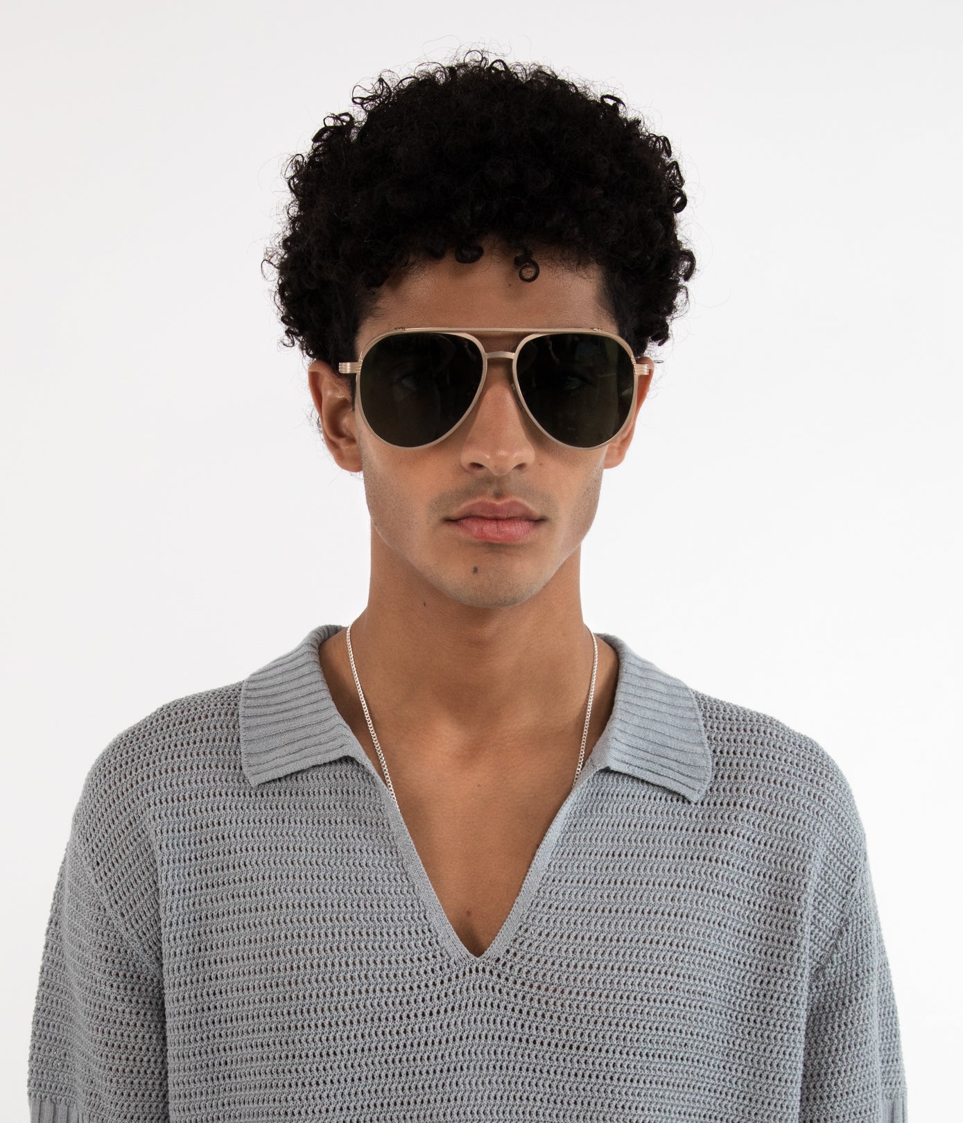 Matt & Nat Miguel Aviator Sonnenbrille Gold polarisiert