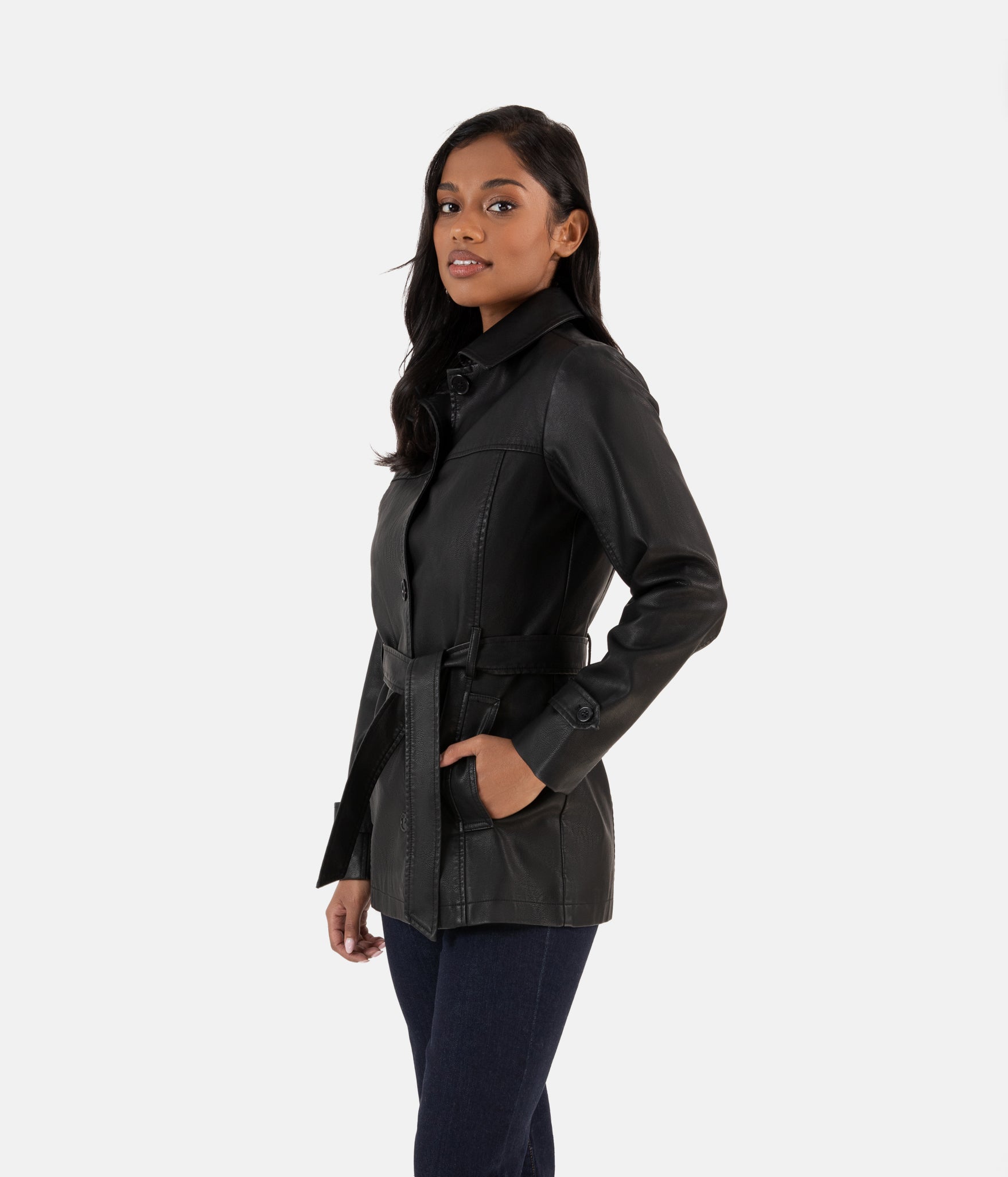 Matt & Nat Bria Jacke schwarz vegan
