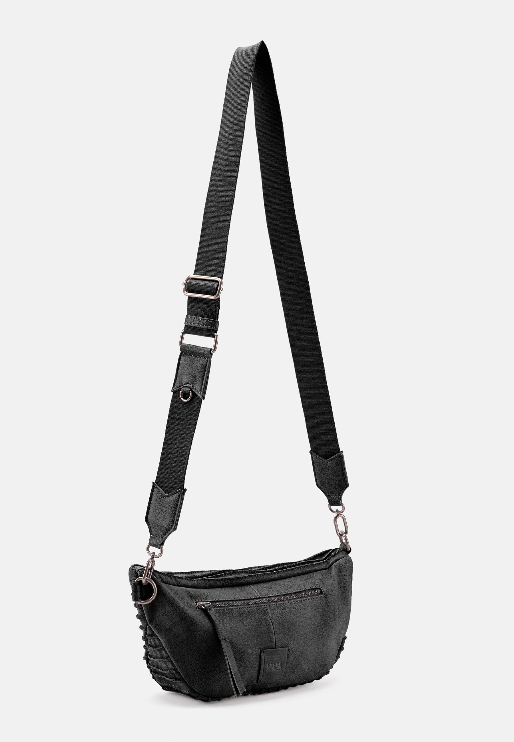 FREDsBRUDER Riffel Beltbag Bauchtasche powder rose Leder