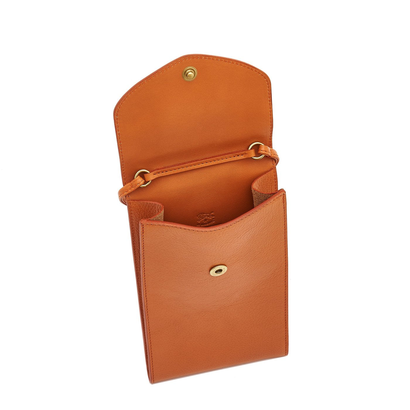 Il Bisonte Bigallo Handytasche Karamell Vollleder