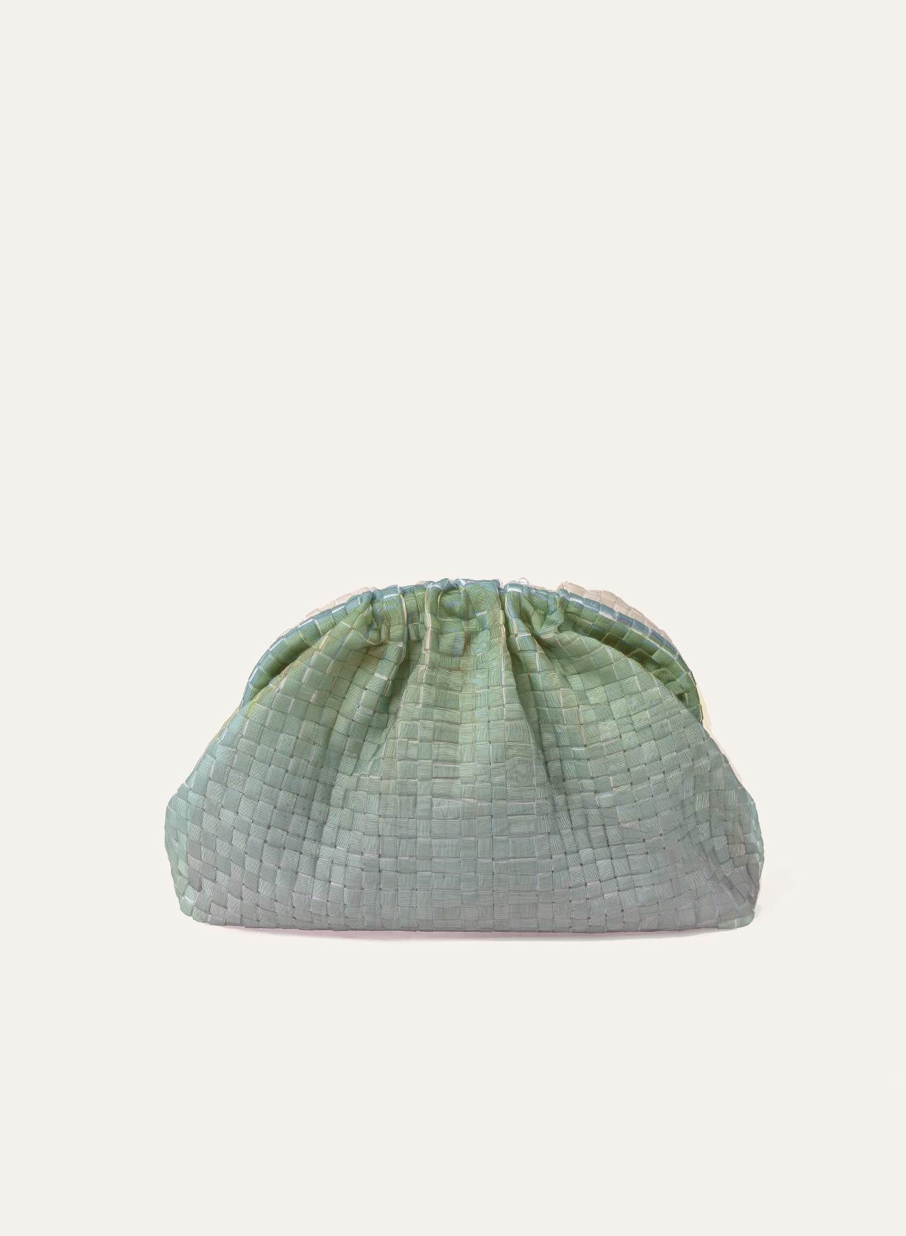 Maria la Rosa Mineral Game Clutch Violett gewebt