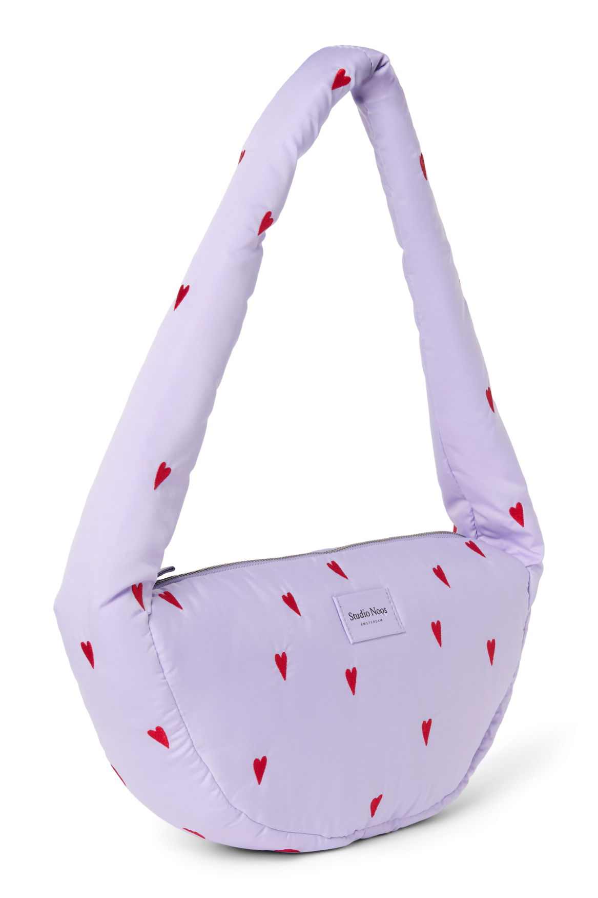 Studio Noos Puffy Mini Cross Body Bag Umhängetasche Purple Hearts