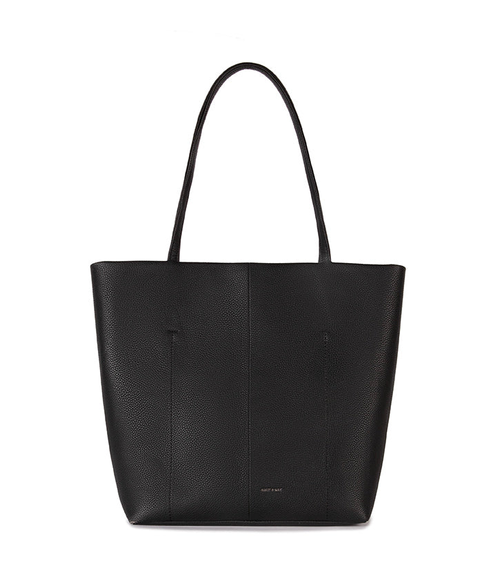 Matt & Nat Grain NATALIA Shopper Schwarz 14 Zoll Laptoptasche