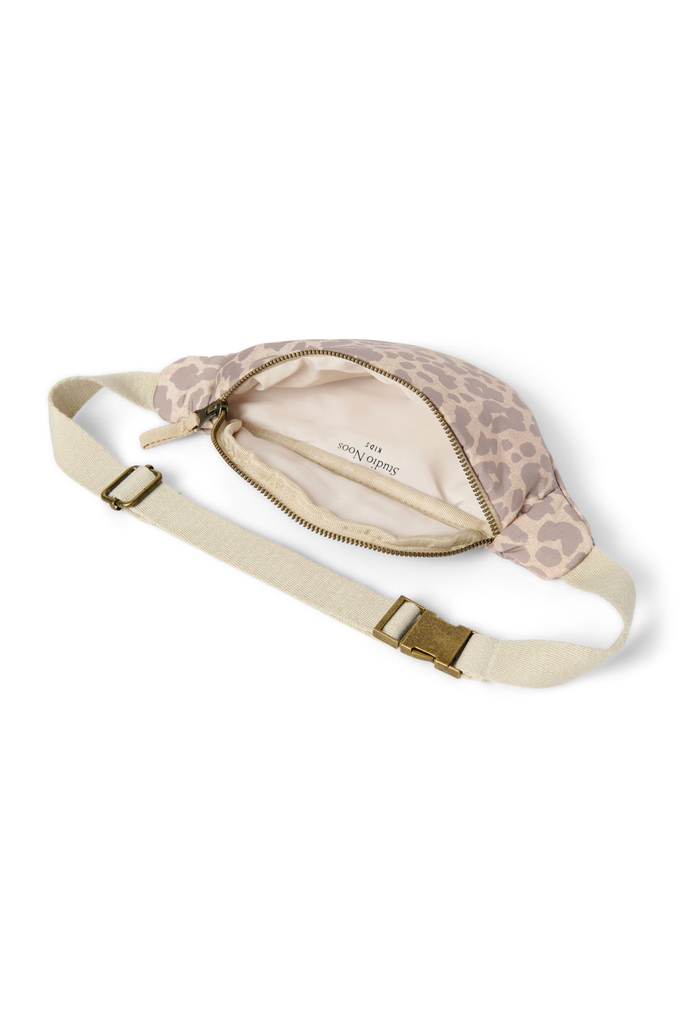 Studio Noos Puffy Mini Bauchtasche Beige Leopard Kinder