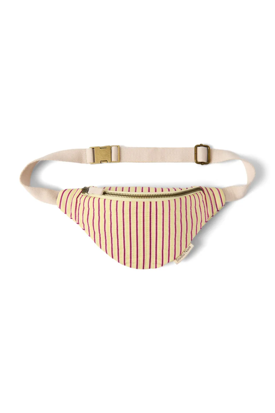 Studio Noos Poplin Striped Mini Bauchtasche Butter Gelb