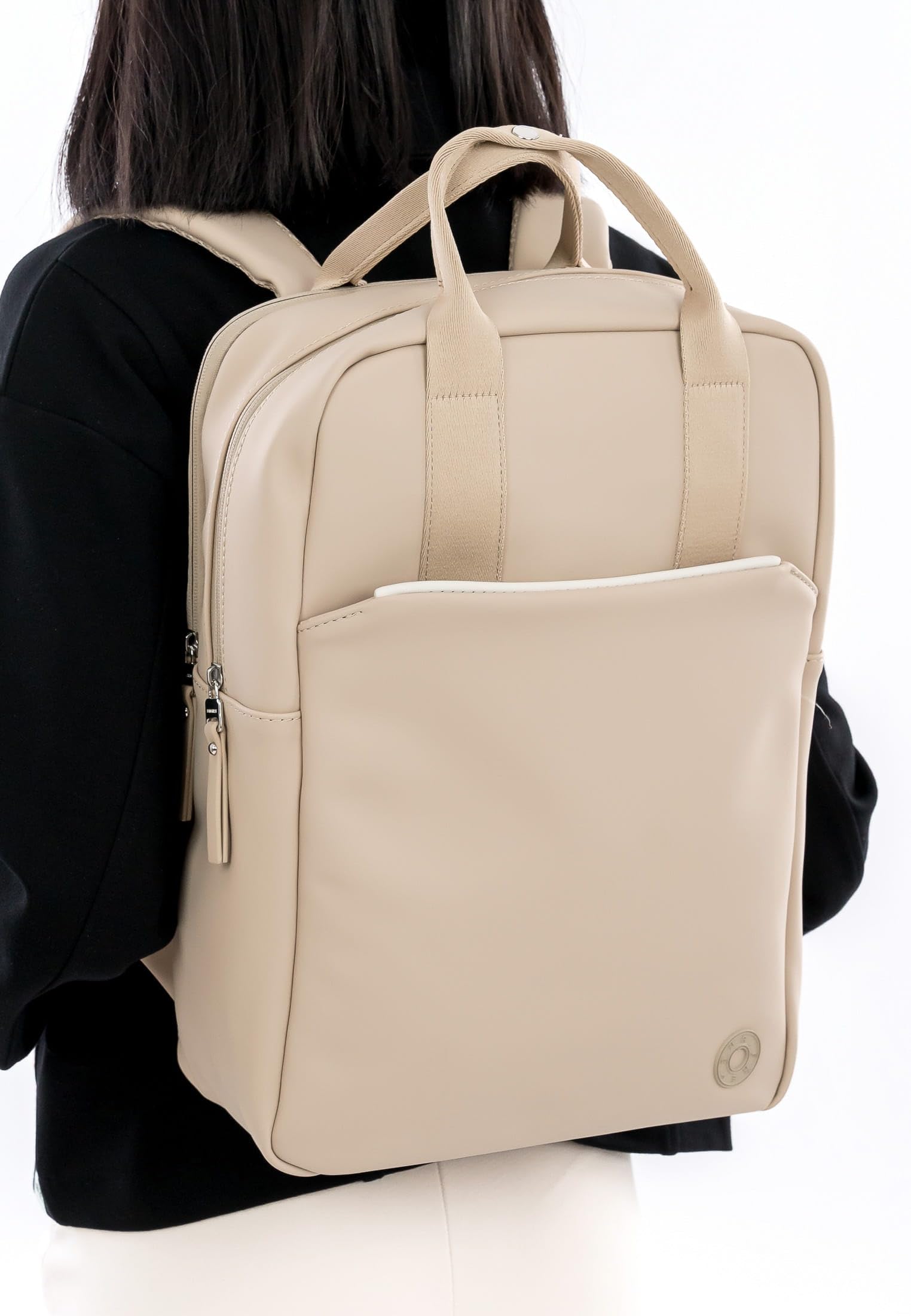 SURI FREY Besty Rucksack Sand Laptopfach