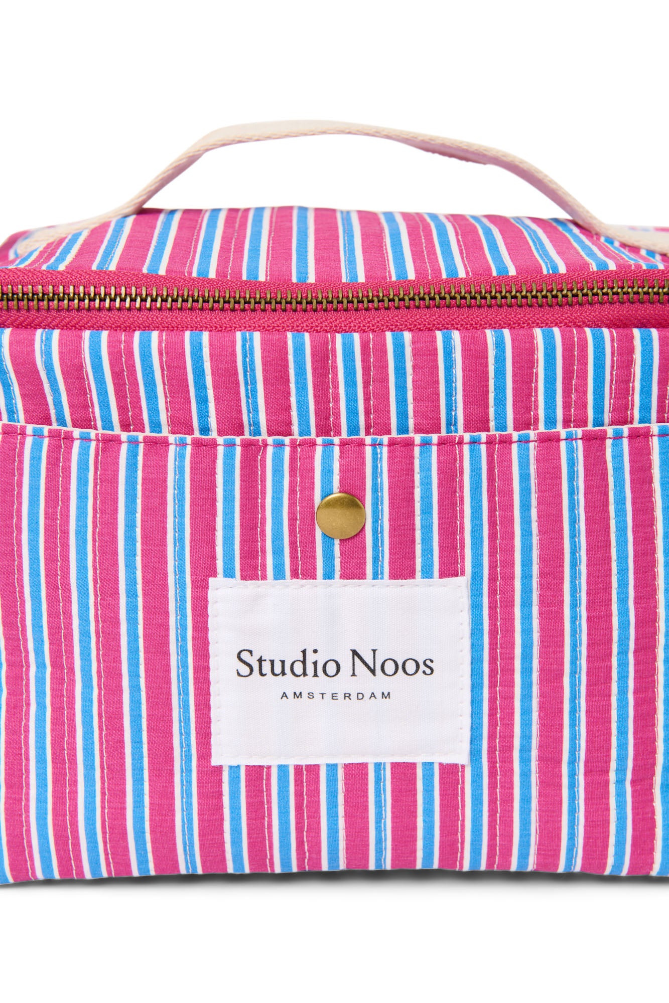 Studio Noos Poplin Striped Cooler Bag Kühltasche Himbeer