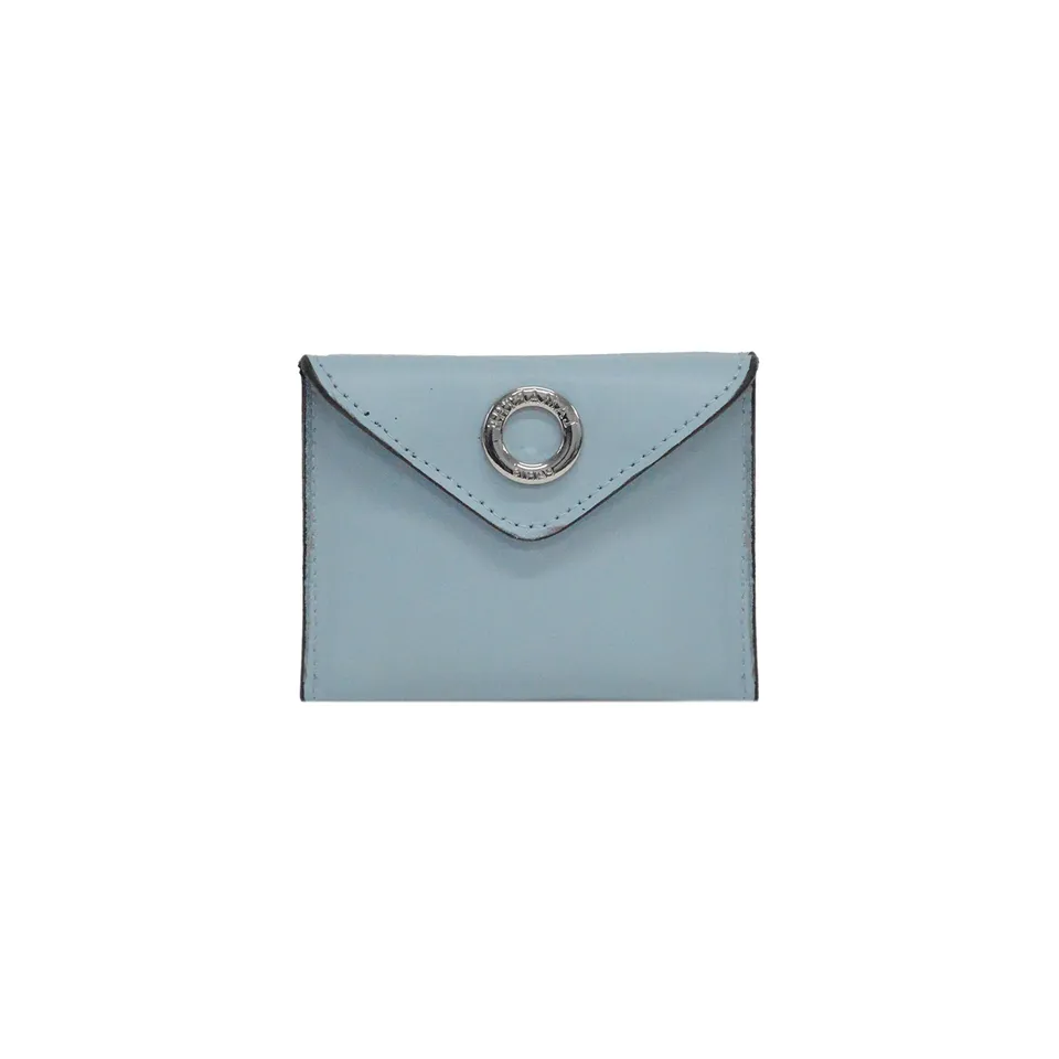 Lamarthe Glamour Clutch Leder Blau Rindsleder