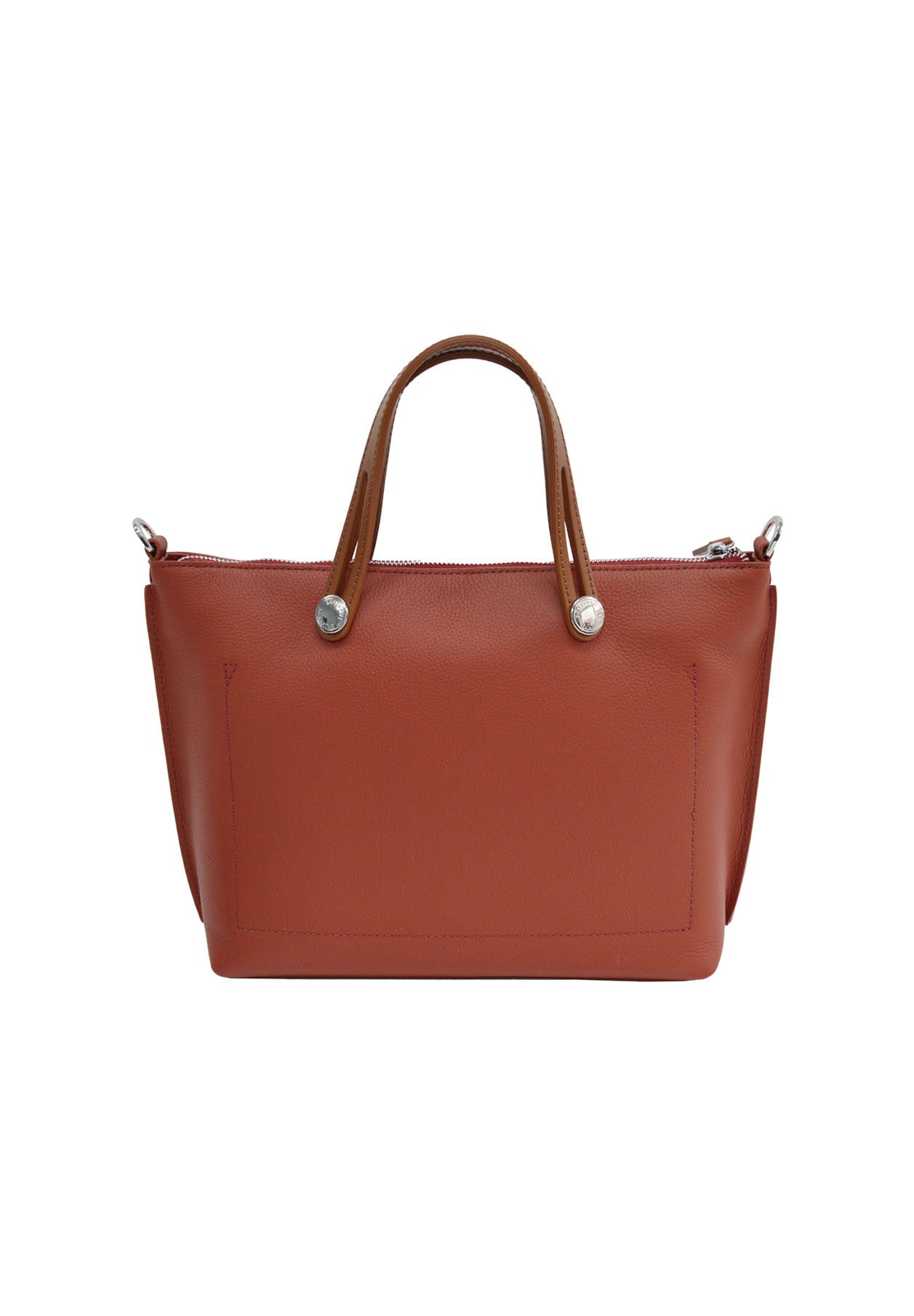 Lamarthe Fidèle Handtasche Kirschrot Rindsleder