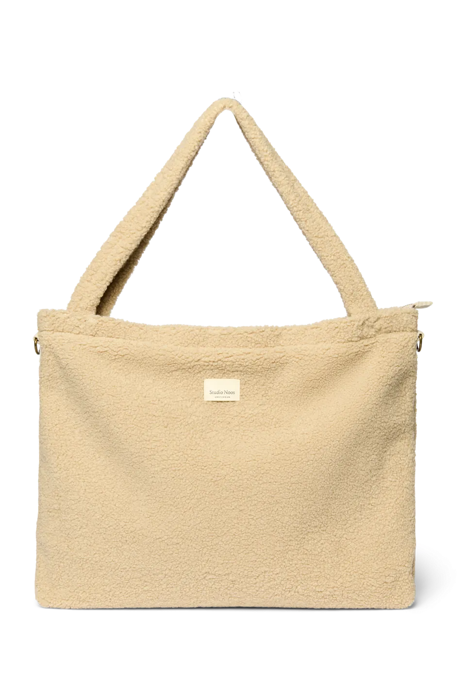 Studio Noos Teddy Wickeltasche Ecru mit Flaschenhalter