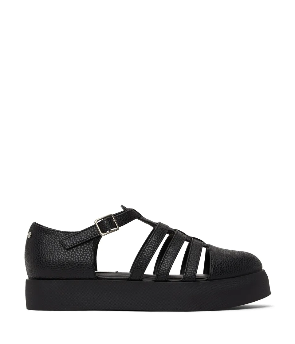 Matt & Nat Oriane Sneaker-Sandalen Schwarz 38 vegan