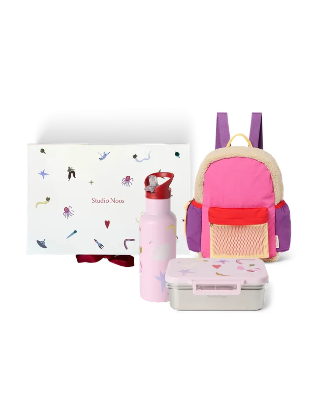 Studio Noos Back to School Schulset 500ml pink