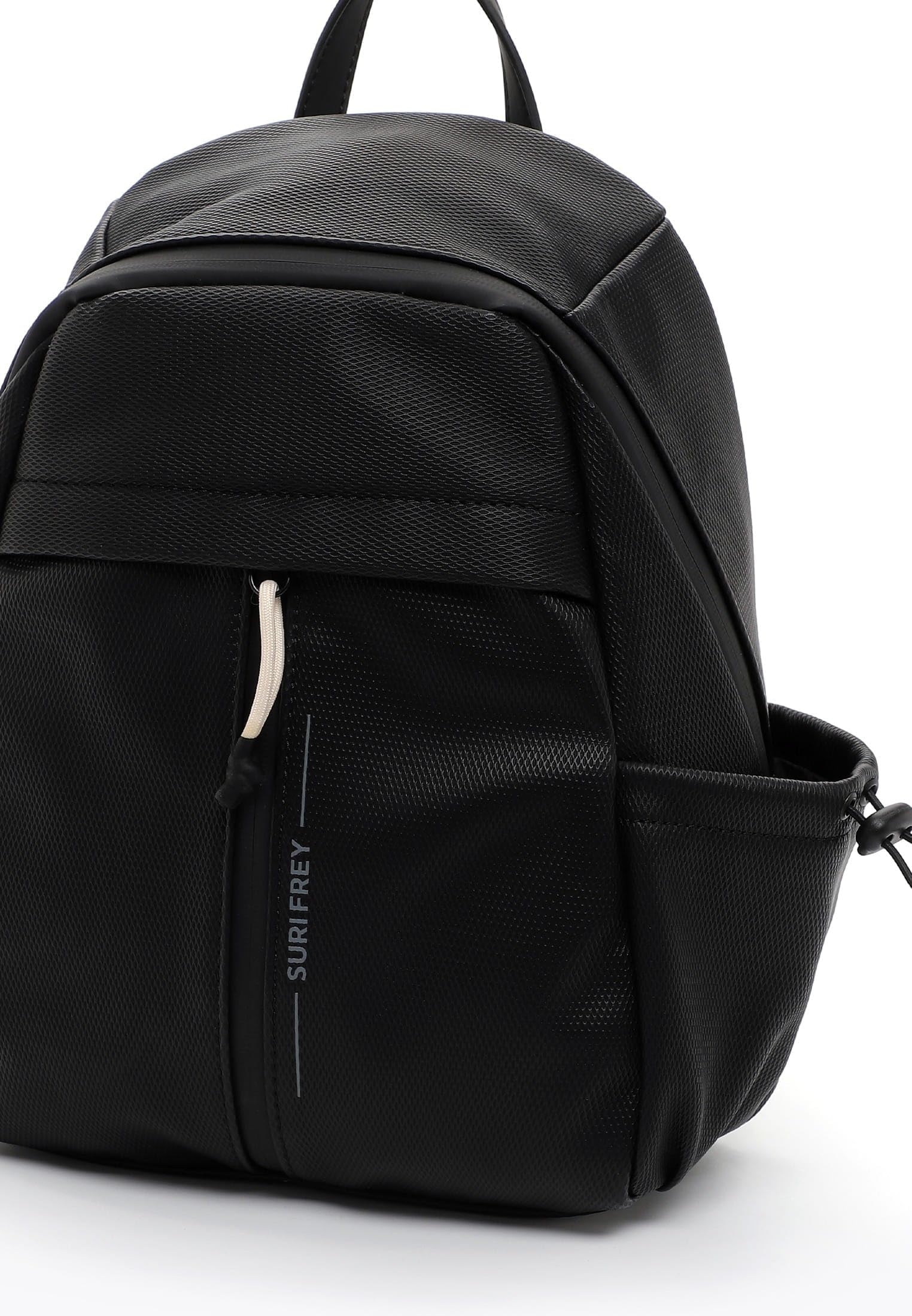 SURI FREY Cindy Backpack Rucksack Schwarz Wabe