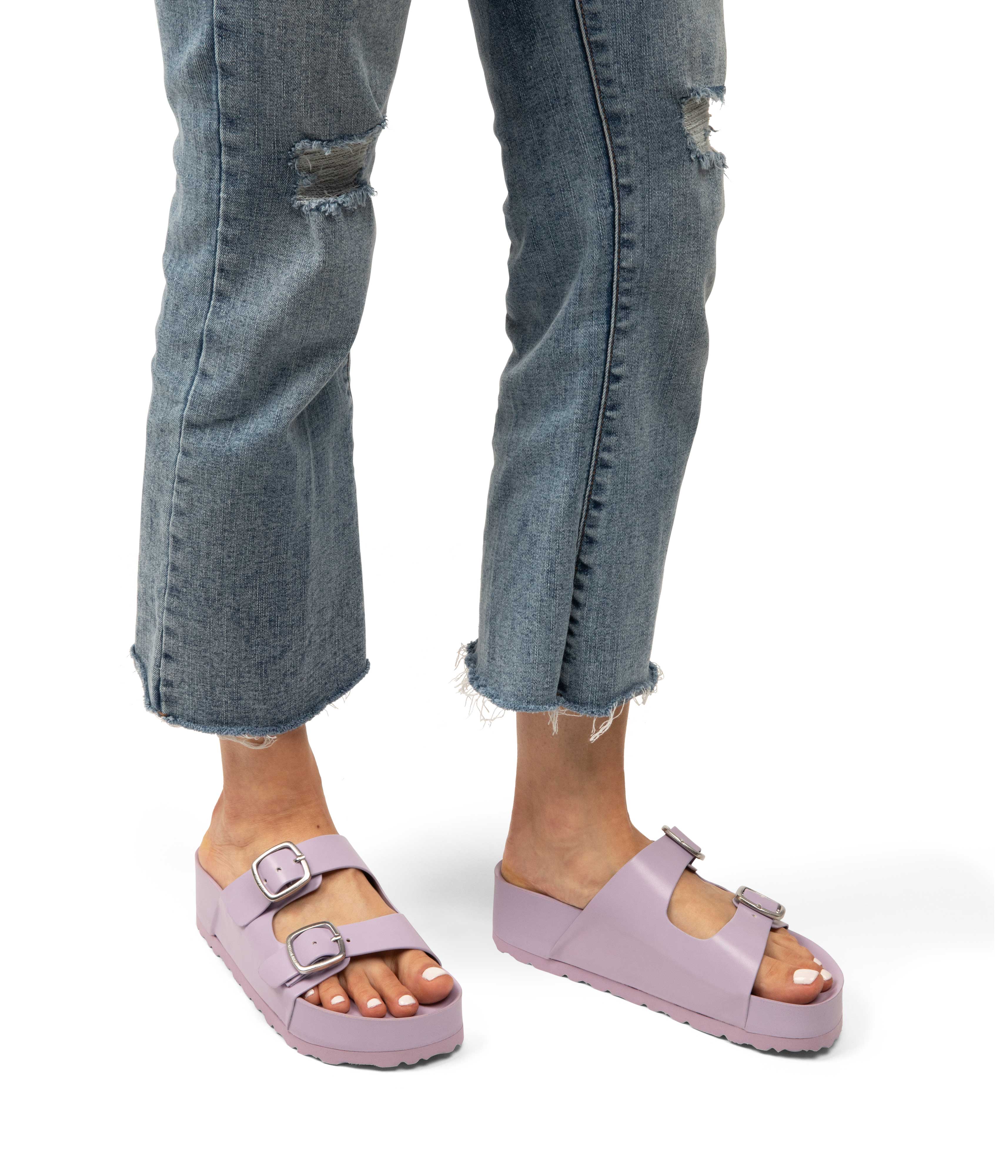 Matt & Nat Olaya vegane Sandalen schwarz Doppelriemen