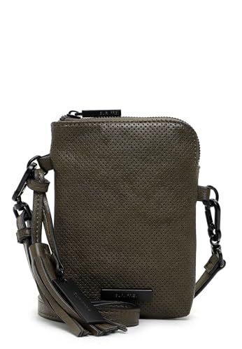 SURI FREY Celly Smartphonebag Handytasche Mud perforiert