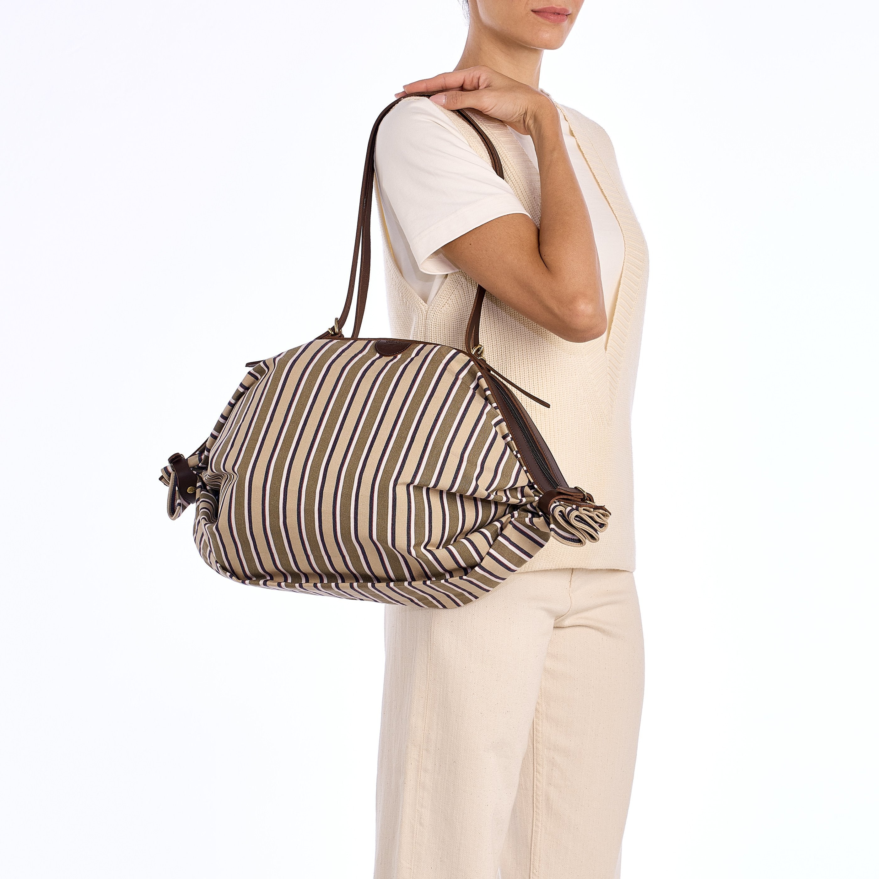Il Bisonte Caramella Schultertasche Stoff multicolor