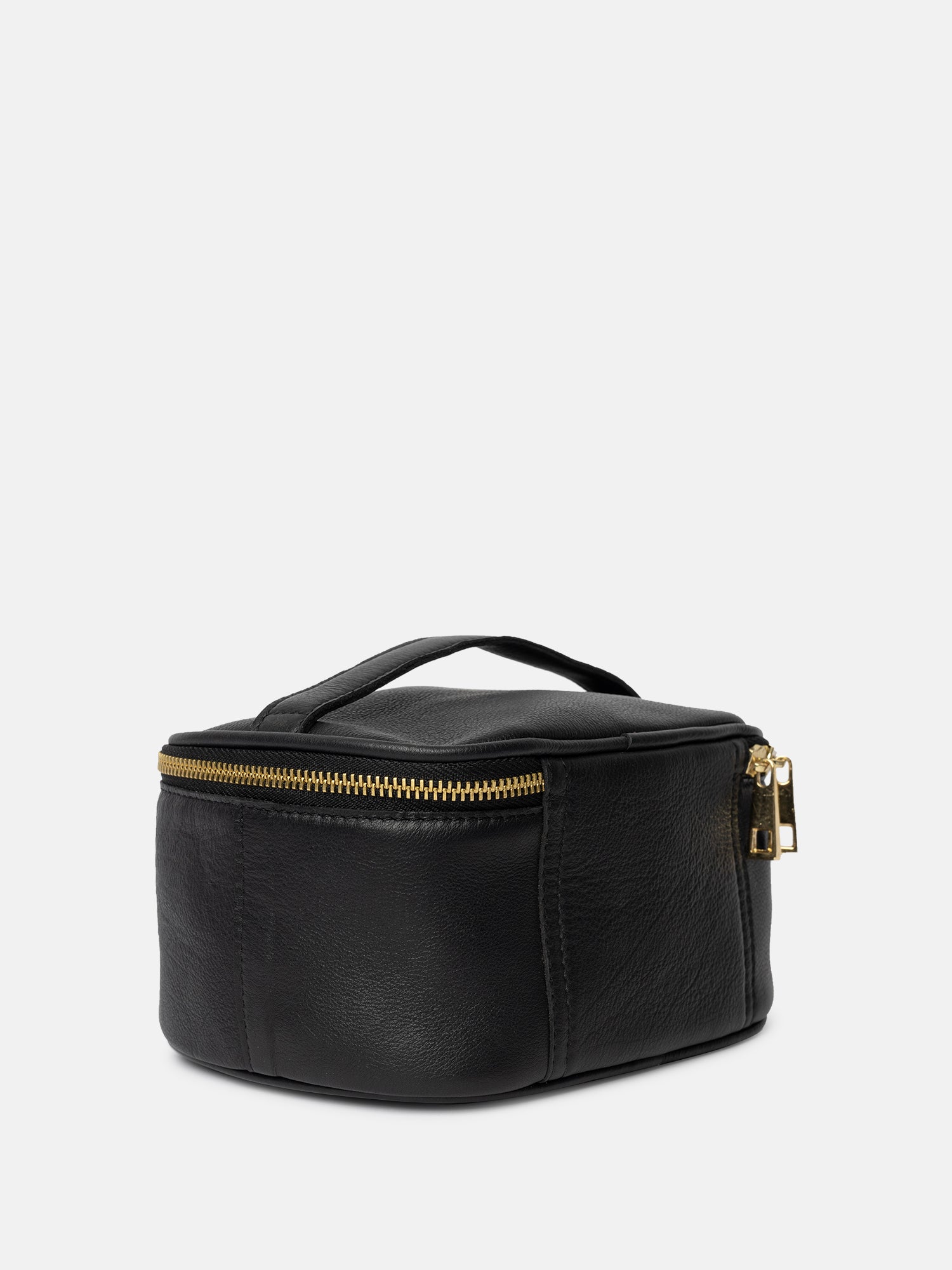 RE:DESIGNED Helga Small Kulturtasche Schwarz Vollleder