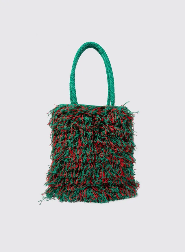 Maria la Rosa Hupa Tote Bag Shopper Emerald Fransen