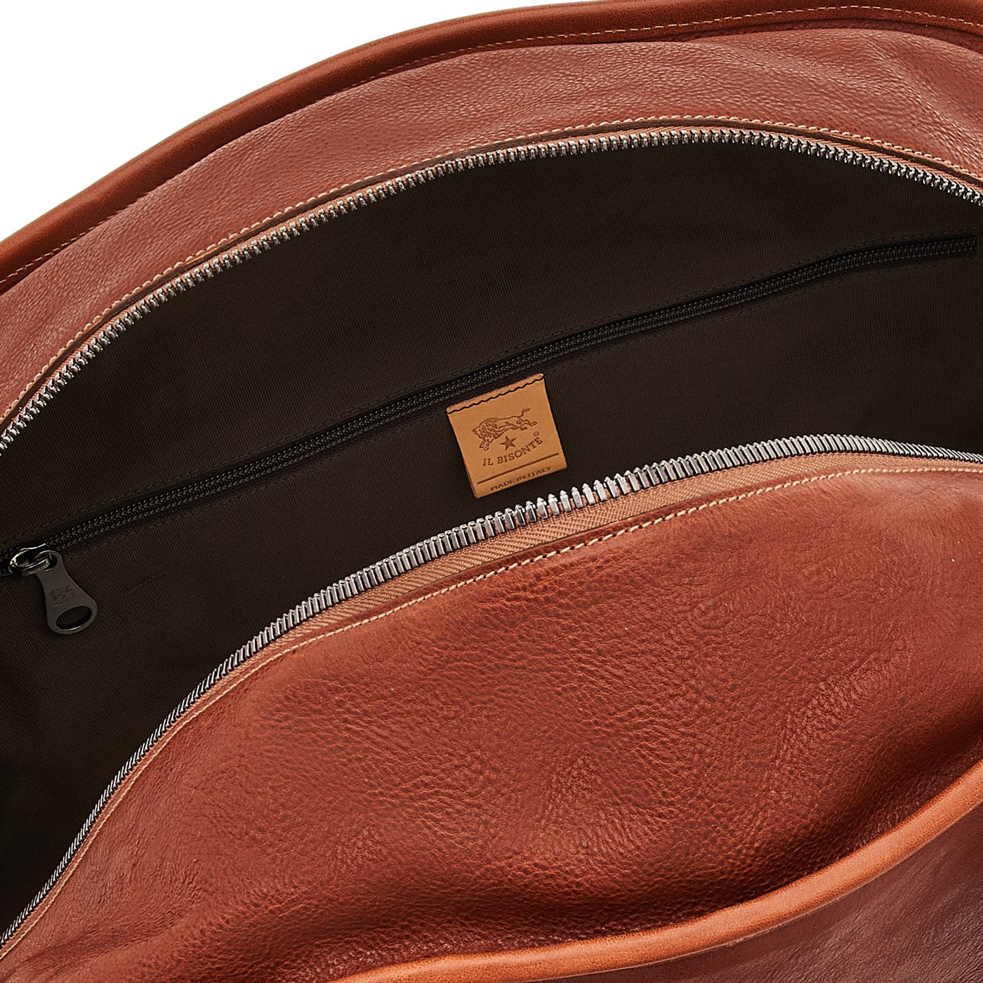 Il Bisonte Frame Reisetasche Sepia Vollleder