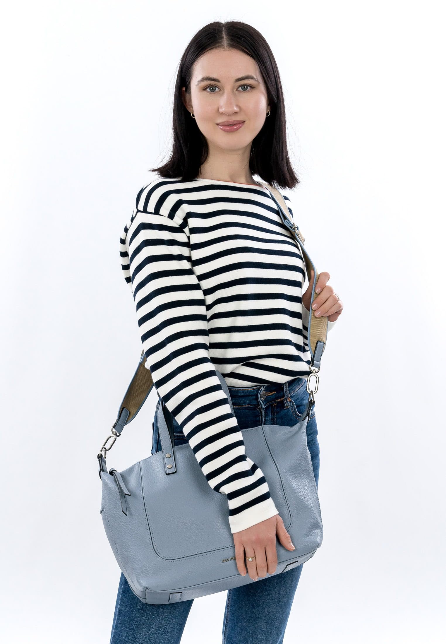 SURI FREY Kimberly Cityshopper Shopper Crystal Blue