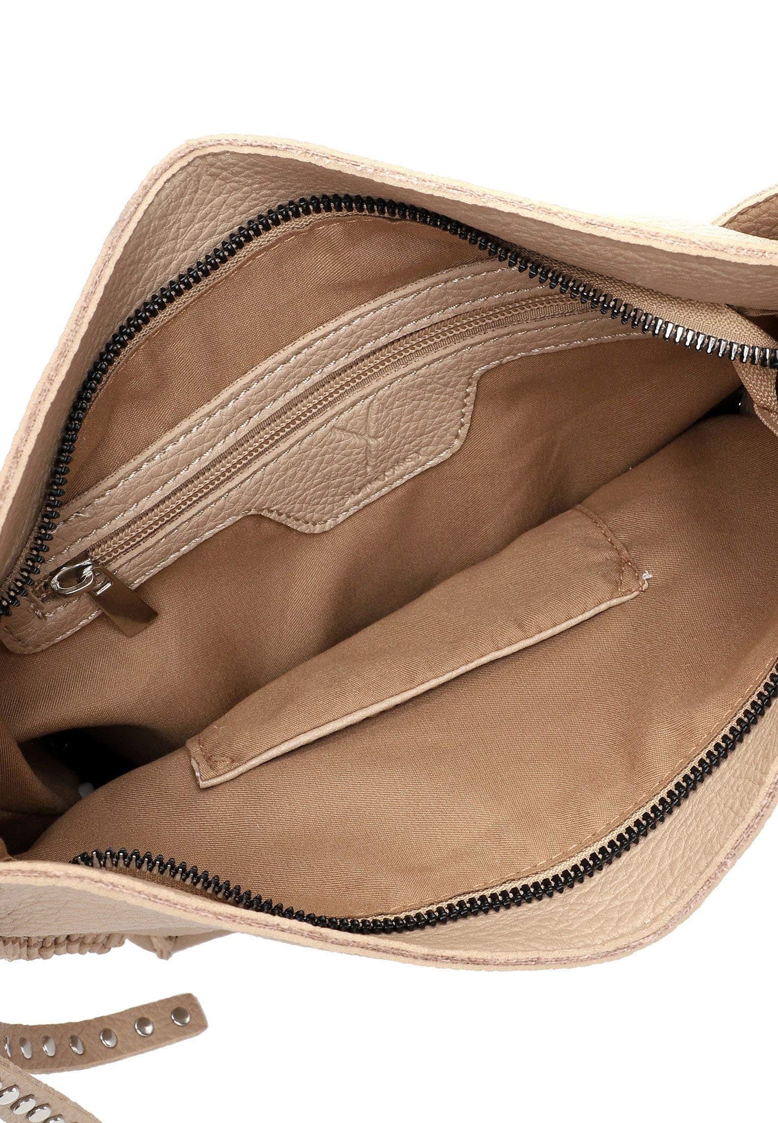 SURI FREY Franzy Crossover Bag Umhängetasche Sand verstellbar