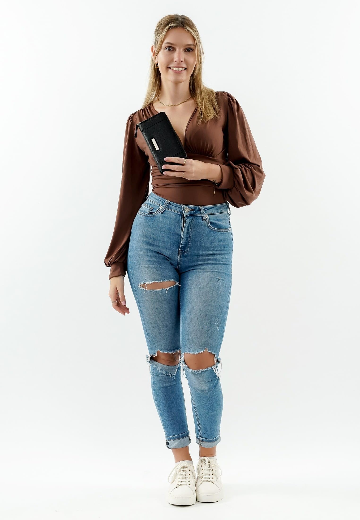 SURI FREY Ginny Zip Around Wallet Geldbörse Schwarz