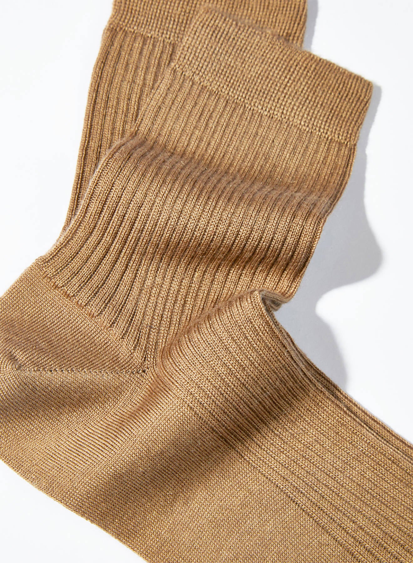 Maria la Rosa English Socken Rust Cashmere-Seide