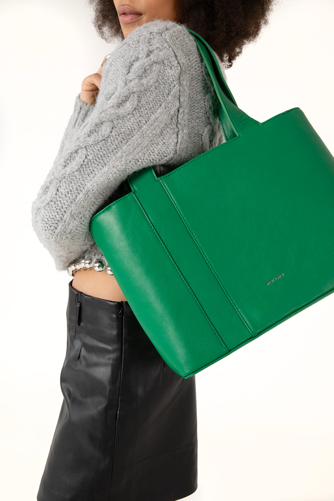 Matt & Nat Garni Forum Tote schwarz vegan Laptop