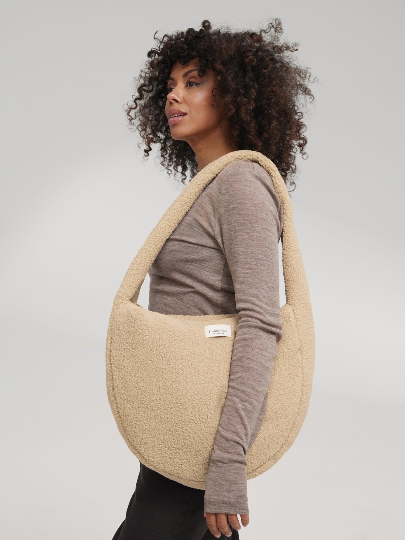 Studio Noos Teddy Umhängetasche Ecru Crossbody
