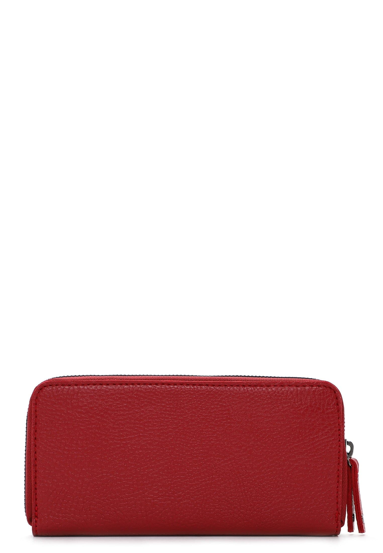 SURI FREY Gitty Zip Around Wallet Geldbörse DarkRed genarbt