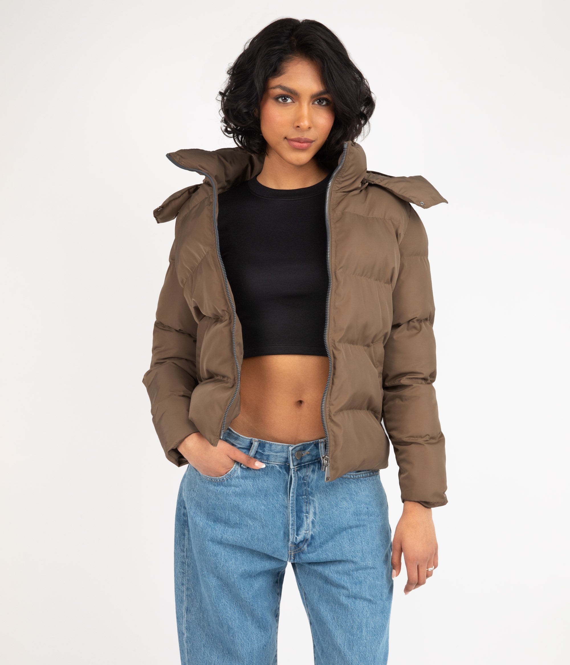 Matt & Nat Linz Steppjacke Schwarz recycelt