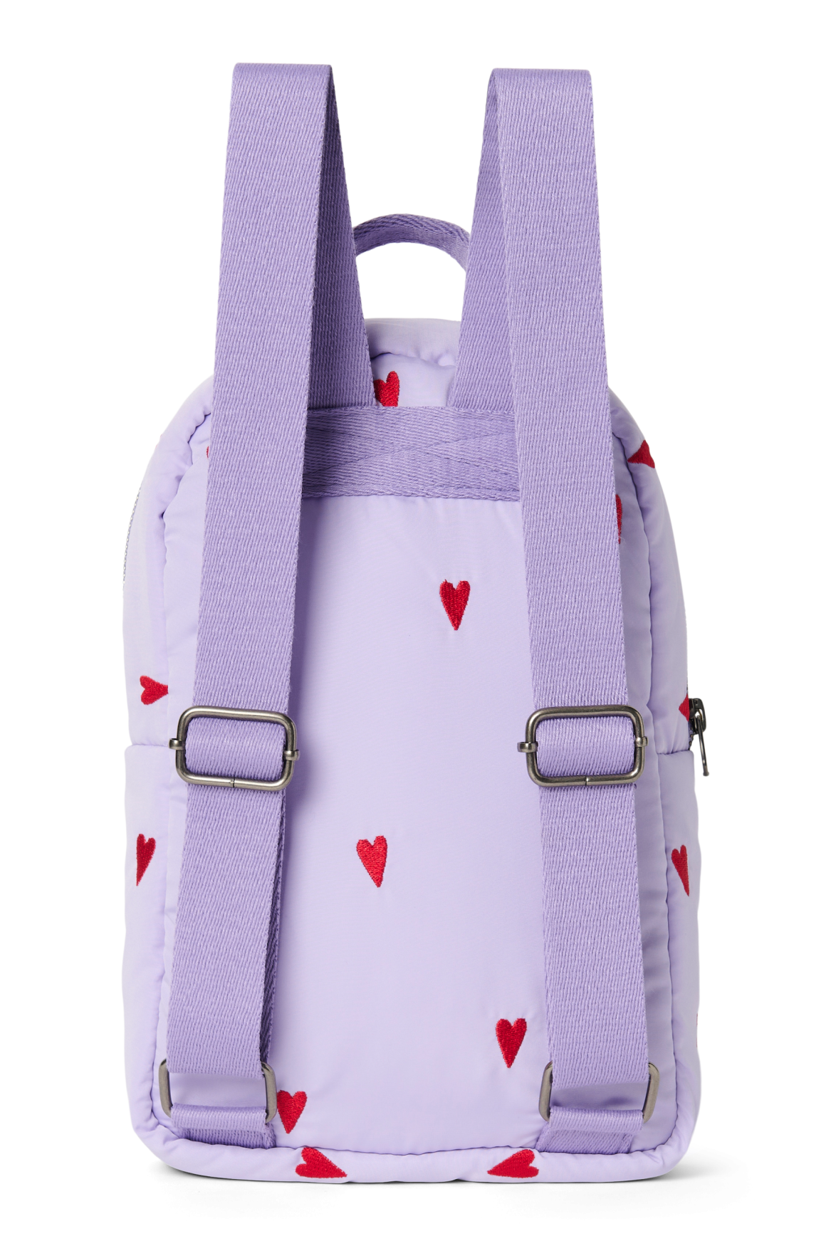 Studio Noos Puffy Mini Rucksack Lila Herzen