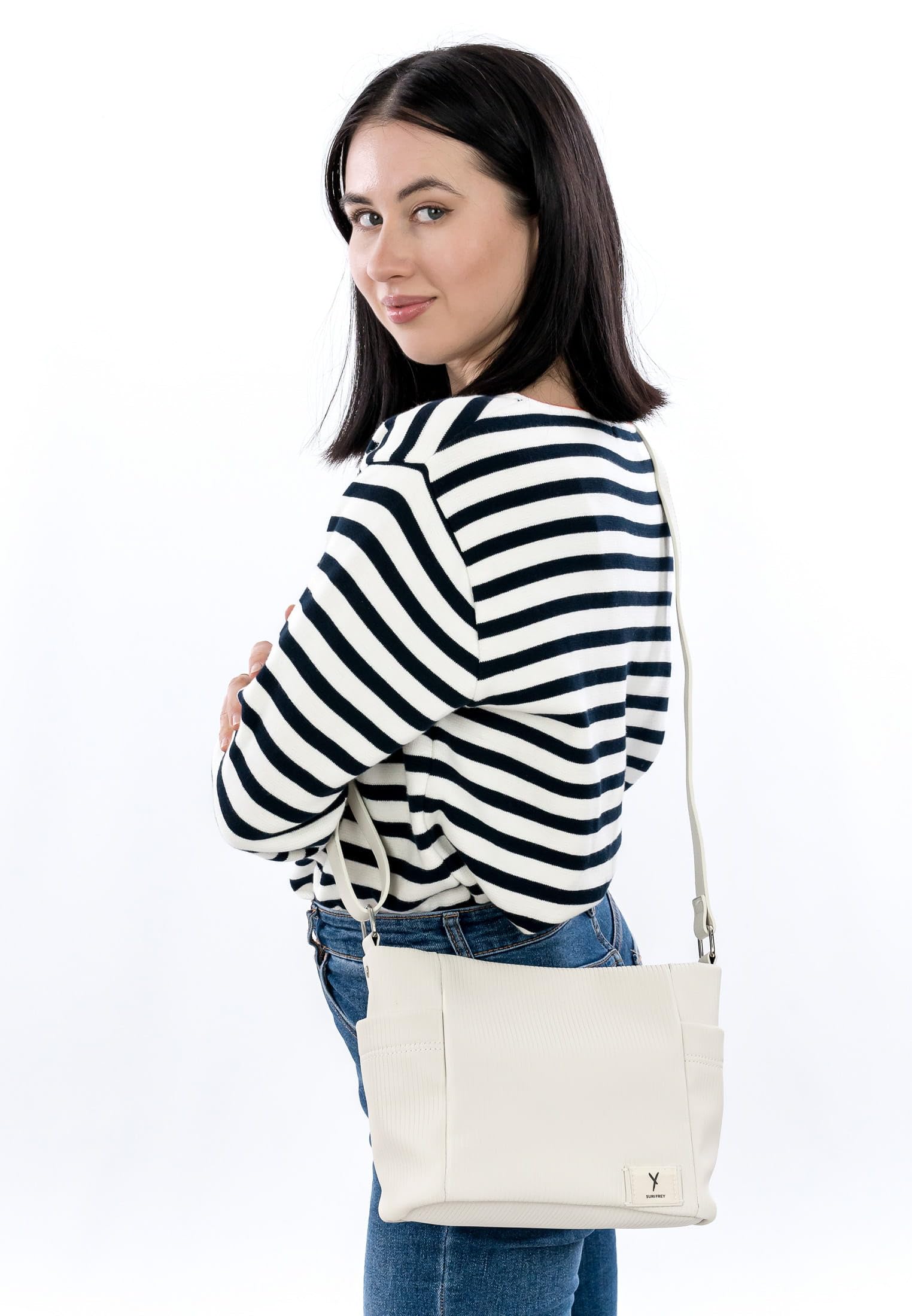 SURI FREY SFY Ricky Crossbodybag S Umhängetasche Ceramics creme